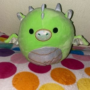 Squishmallow Eyk 7.5” Green Dragon Fantasy Squad